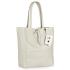 Geanta shopper din piele naturala DiAmanti Luisa Beige